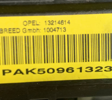 13214614 Подушка безпеки пасажир в торпедо Airbag Opel Astra (H) 2004-2010