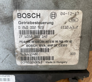 Блок управління АКПП Peugeot 0260002923