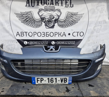 Бампер передній Peugeot 407 2004-2010 21684746