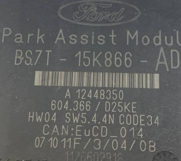 Блок керування парктрониками FORD S-Max MK2 bs7t15k866ad