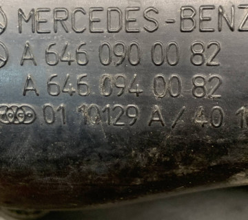 Впускний патрубок на повітряний фільтр MERCEDES-BENZ C-CLASS W203 OM646 R4 2.2 cdi CLC C203 Sportcoupe CLK a6460900082, a6460940082