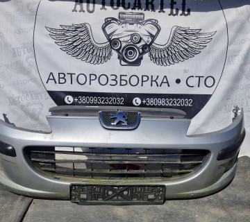 Бампер передній Peugeot 407 2004-2010 21718045