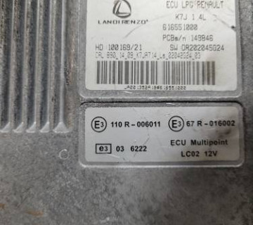 Блок управління двигуном Renault Logan 2004 616551000, 8200856659