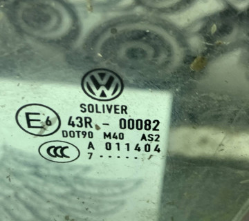Скло двері ліве передє Volkswagen Passat B6 43r-00082, 3C4845201B, 21801969