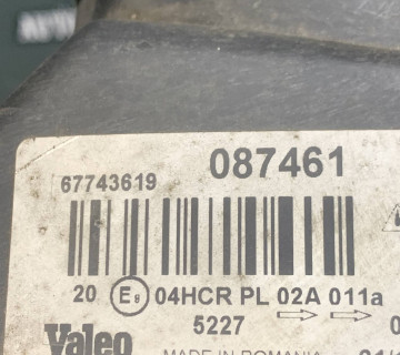 67743619 Фара передня ліва Renault Megane 1 1995-2003