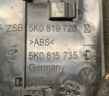 5k0819728m, 5K015736D, 5K0815735D Дефлектор вентиляціі салона Volkswagen Golf 6