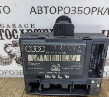 Блок управління двері передньої лівої Audi A6 (C6) 2004-2011 4F0959793E