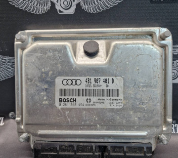 4B1907401D Блок керування двигуном ебу Audi A6 2.5tdi (C5) 1997-2004 0281010494 Код: 6363
