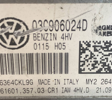 Блок керування двигуном Skoda Fabia 1.4 MPI 16v 03c906024d