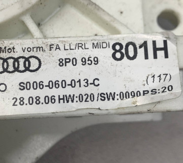 Моторчик склопідйомника передній лівий Audi A3 8P 8p0959801h