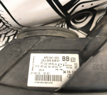 Фара ліва Audi A3 8P рестайл 8P0941003