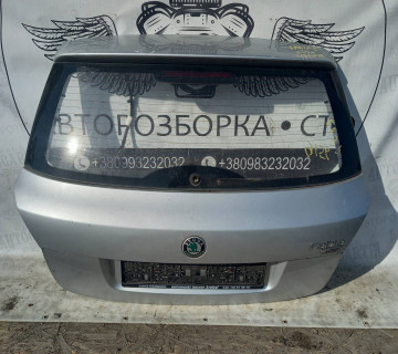 Кришка багажника задня ляда Skoda Fabia 2 хетч, 21853098